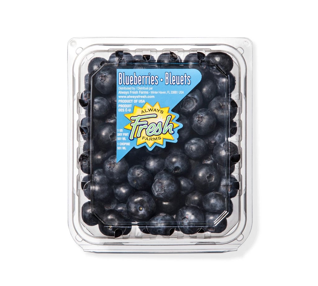 Always Fresh Farms Blueberries – Fresh, USA-Grown, 1 Pint Ready-to-Eat Fruit